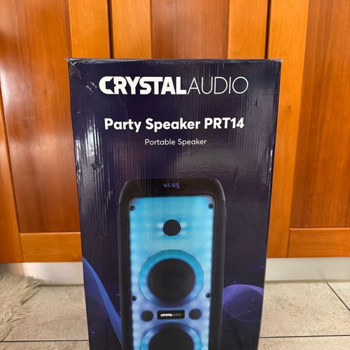 Crystal Audio party speaker with Bluetooth and lighting new