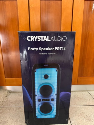Crystal Audio party speaker with Bluetooth and lighting new