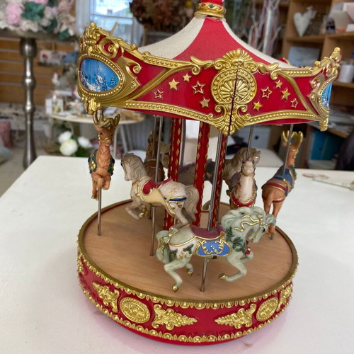 Decorative carousel used