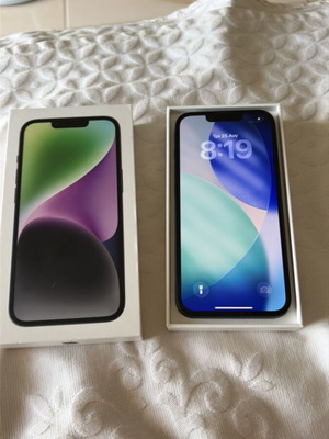 Apple iPhone 14 128GB black, with box, no charger