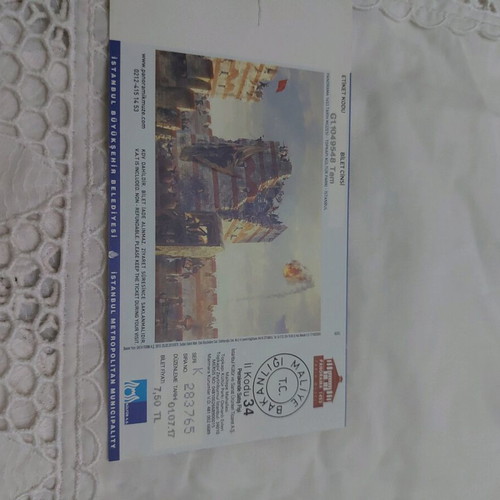 Museum tickets like new, set of 19