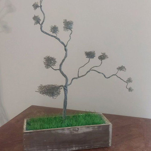 Bonzai decorative wire tree new
