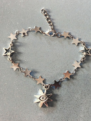 Starry Dreamy Bracelet stainless steel chain like new, silver