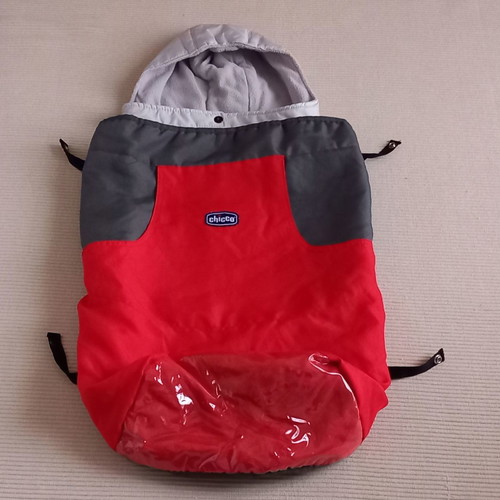 Chicco footmuff used for stroller with fleece lining