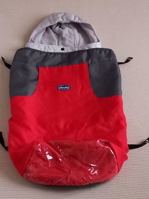 Chicco footmuff used for stroller with fleece lining