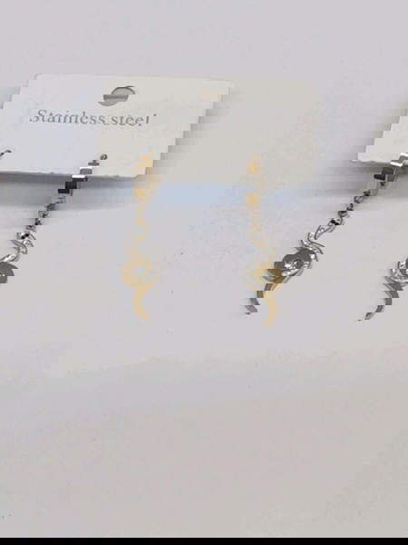 earrings from stainless steel with snakes