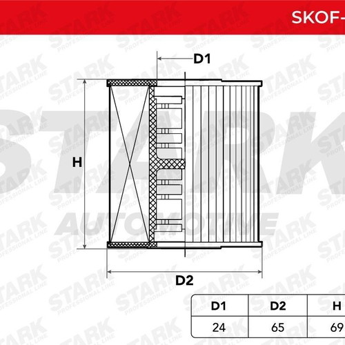 Stark Oil Filter for Citroën Berlingo New