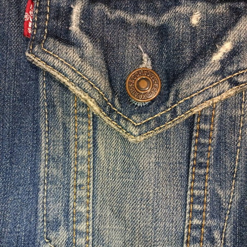 Levi's Denim L denim jacket like new, blue