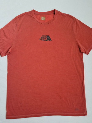 OCK men's t-shirt used, merino wool blend, size XL, red