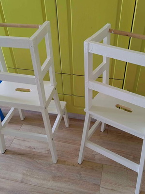 Wooden learning tower like new, handmade