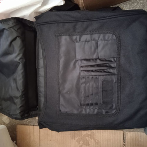 Djing laptop bag used, black and white