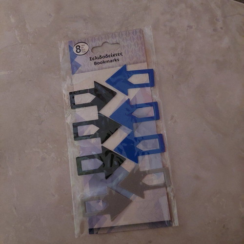 Bookmarks new, pack of 8, sealed packaging