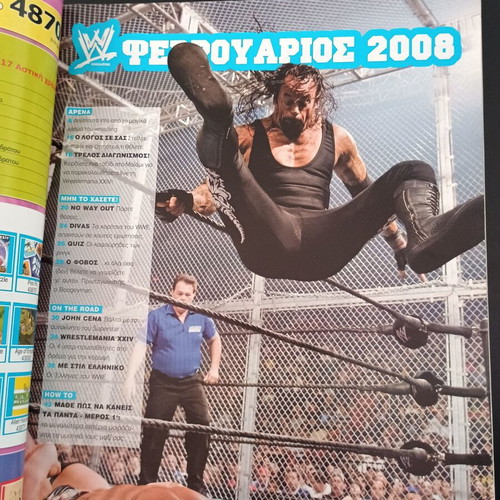 WWE World Wrestling Entertainment magazine February 2008 used