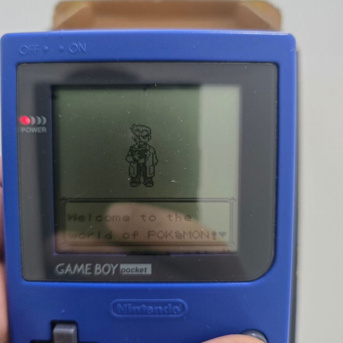 Game Boy Pocket μπλε μεταχειρισμένο με κουτί και εγχειρίδιο