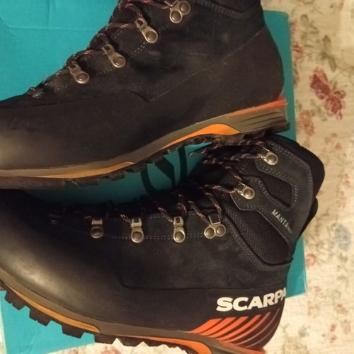 Scarpa Manta Tech GTX hiking boots, blue, size 44.5