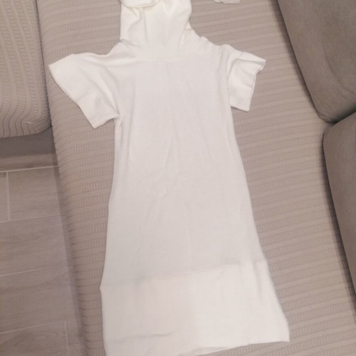 Women's blouse dress white, like new, size S