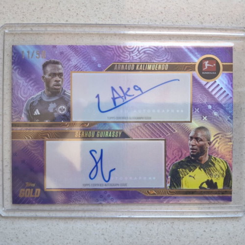 Topps Bundesliga Gold 2025/26 Dual Autographs Pack of 2