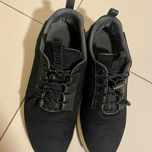 Boggi Milano black men's sport shoes used