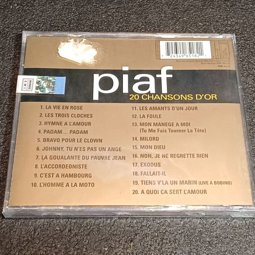 Edith Piaf 20 Chansons D'or CD new, Compilation 1998