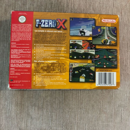 F-Zero X Nintendo 64 box only used