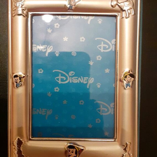Disney silver photo frame like new with certificate 9x12 cm