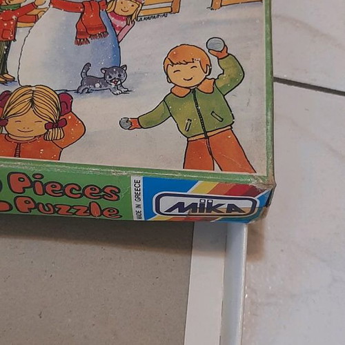 Puzzle '80s "Snowman" used by MIKA