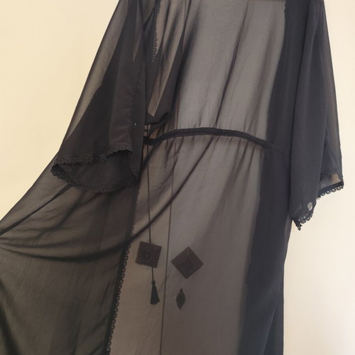 Black beach kimono XXXL used, very good condition