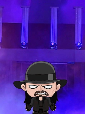 WWE Undertaker Χαρτοανθρωπάκια φιγούρες καινούργιες