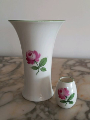 Augarten Wien Austria porcelain jars like new, set of 2