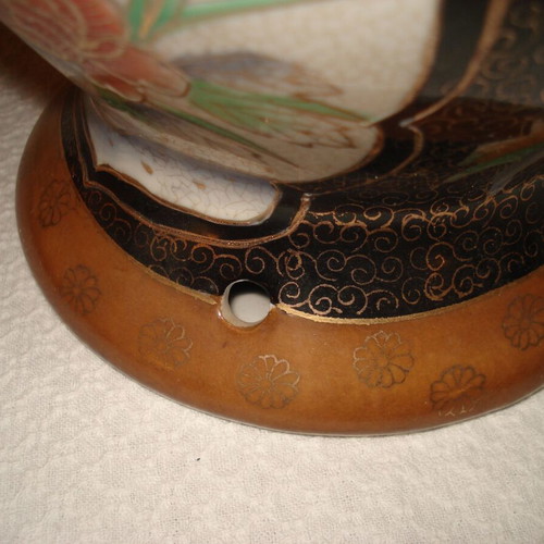 Pierced vase for lamp like new, 30cm 20cm