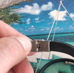 Two men's bracelets with cross used