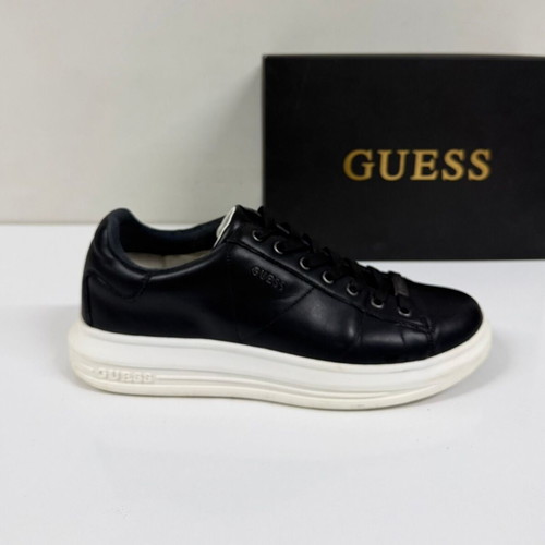 Guess Vibo sneakers used, natural leather, size 42, black and white