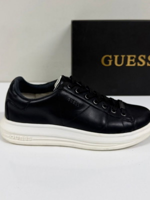 Guess Vibo sneakers used, natural leather, size 42, black and white