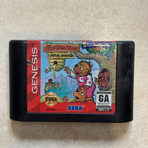 The Berenstain Bears Camping Adventure Sega Genesis game