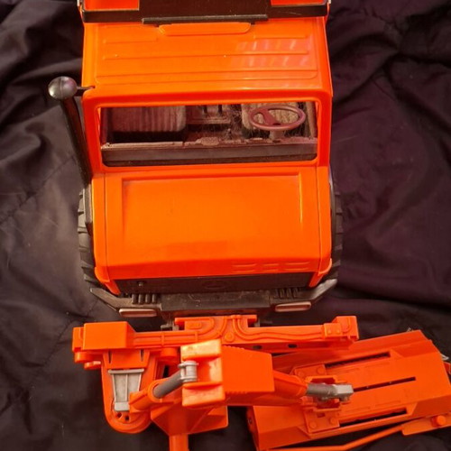Bruder asphalt paving truck toy