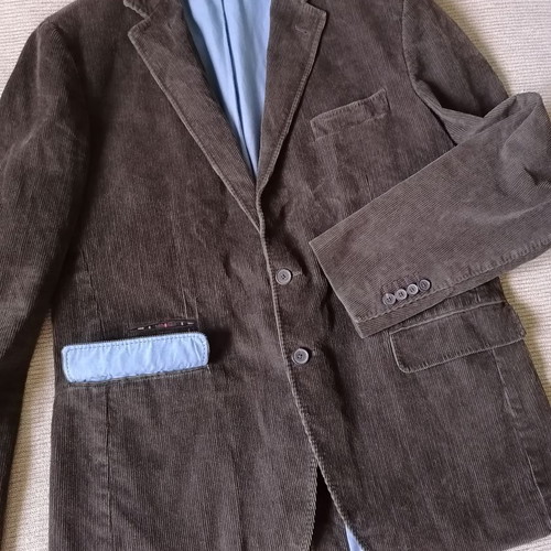 Massimo Dutti men's corduroy jacket XL new, 100% cotton