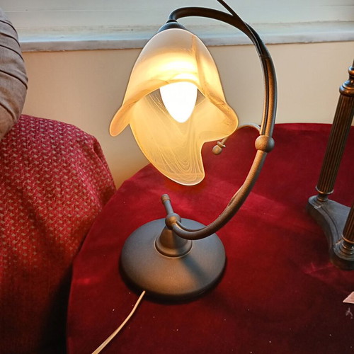 Table lamp like new, height 0.40 m