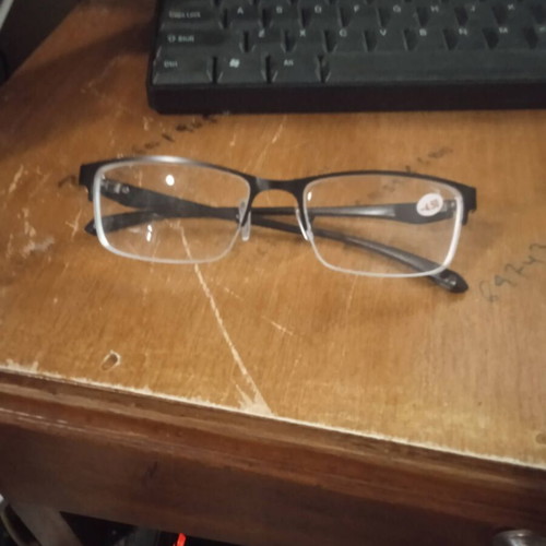 Myopia glasses -4.5, black