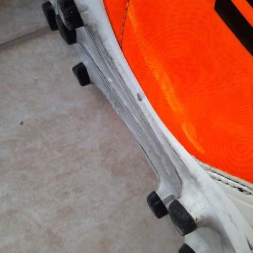 Adidas Predator Football Shoes Size 37 1/3 Used, Black Orange