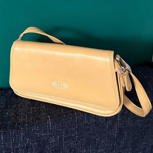 Beige shoulder bag like new