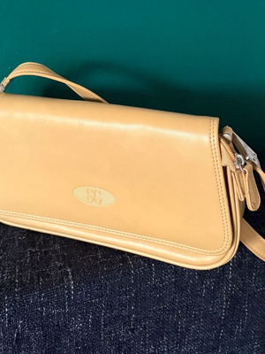 Beige shoulder bag like new