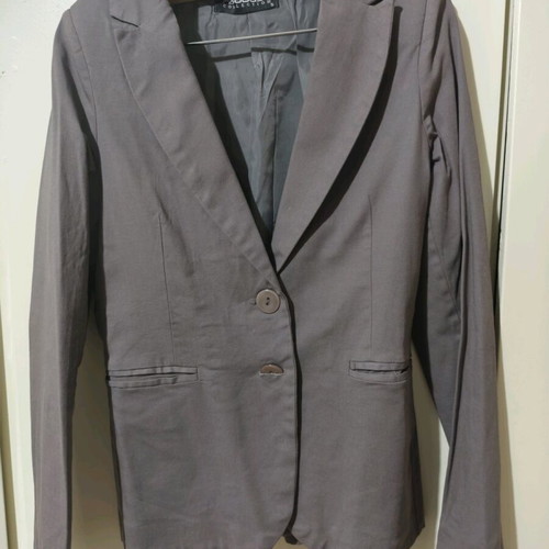 Grey jacket with lining like new, size S