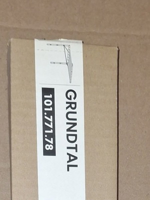 IKEA Grundtal Folding Metal Bathroom Rail Rack new