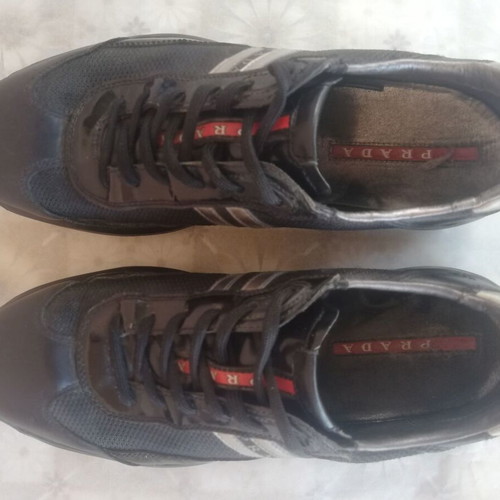 Prada America's Cup men's shoes used, size 43, black