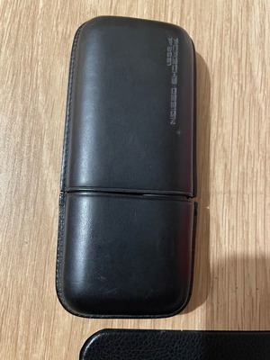 Porsche Design leather cigar case like new, collectible