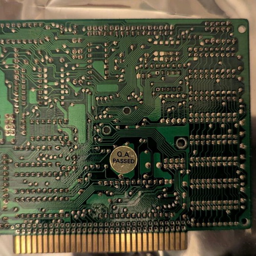 Juko Ultimate EGA+ graphics card used, 256KB ISA 8-bit
