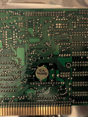 Juko Ultimate EGA+ graphics card used, 256KB ISA 8-bit