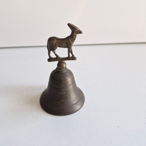 Brass bell used with ram figure decoration
