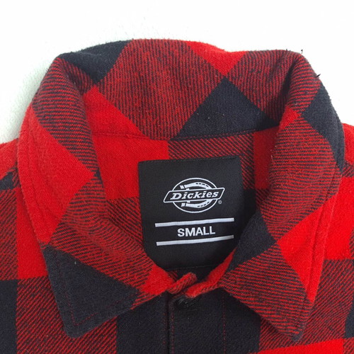 Dickies heavyweight lumberjack shirt, size S, cotton, plaid