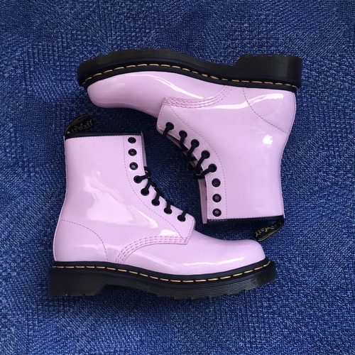 Dr. Martens 1460 W Patent Lamper boots new, pink, size 37